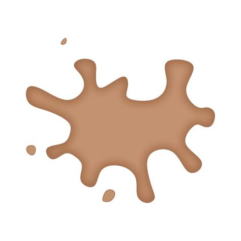 Brown Splotch Abstract Design Simple Background Illustration 54201792 ...