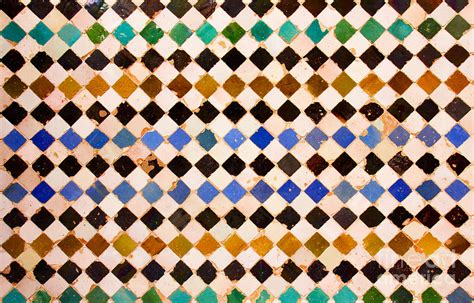 Mosaic at the Alhambra, Granada, Spain Photograph by Anastasy ...