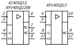К140УД12, КР140УД12, КР140УД1208