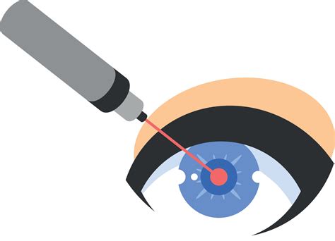 Laser Surgery On An Eye, Isolated On Transparent Background. 22208698 Vector Art at Vecteezy