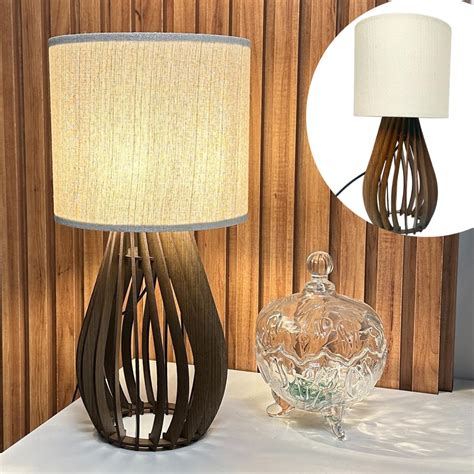 Lampada Para Abajur De Mesa - Abajur Luminária De Mesa Sala Quarto Moderno Com Lâmpada led BiVolt ...