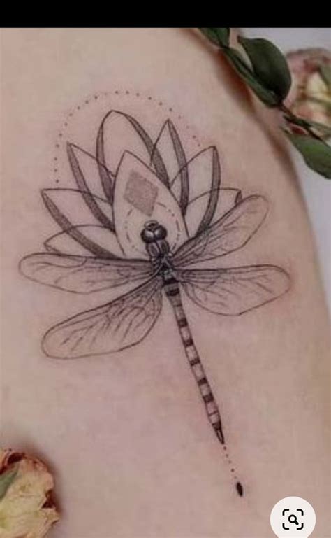 Dragonfly lotus tattoo. - MELTBLOGS