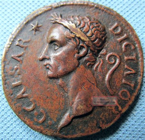 Medieval Era? Paduan? Bronze Medal - Roman Style Caesar Dictator Veni ...
