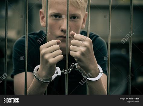 Handcuffed Teenage Boy Image & Photo (Free Trial) | Bigstock