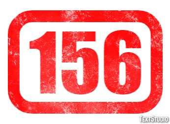 156 Text Effect and Logo Design Number