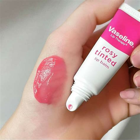 vaseline tinted lip balm rosy lips zine beauty shop