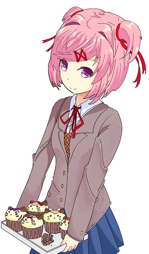 Natsuki offering some cupcakes : r/DDLC