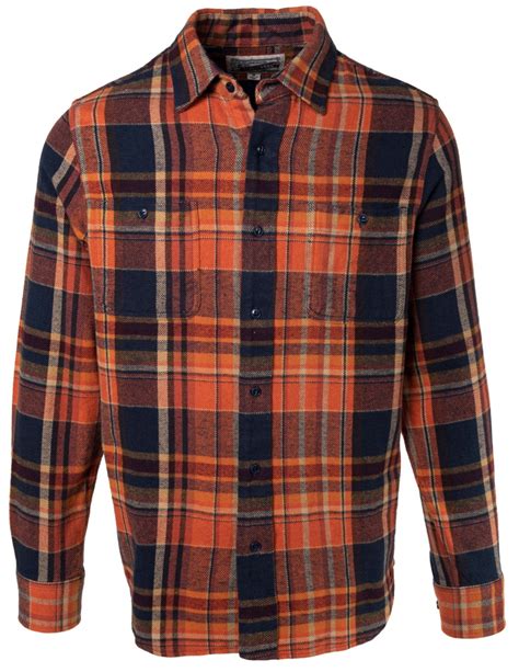 mens cotton flannel plaid shirt