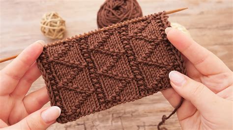 Теневой узор Зиг-заг спицами ⚕ Zig-Zag knitting pattern - YouTube