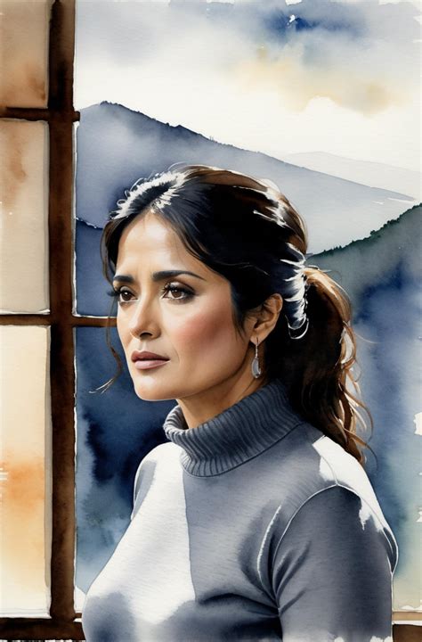 SDXL Salma Hayek images generated with AI