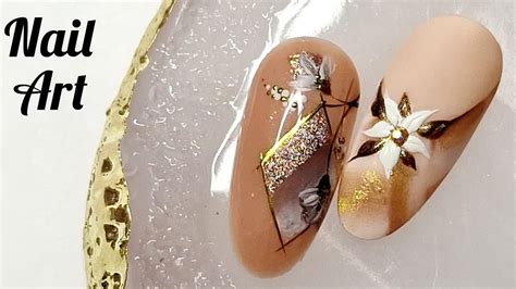 Дизайн ногтей в нюдовых оттенках. Видеоурок. /Nail designs in nude ...