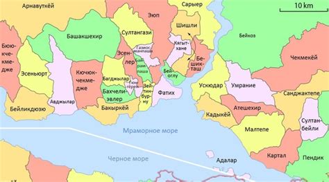 Все районы Стамбула: обзор и карта - Istanbul-life.info