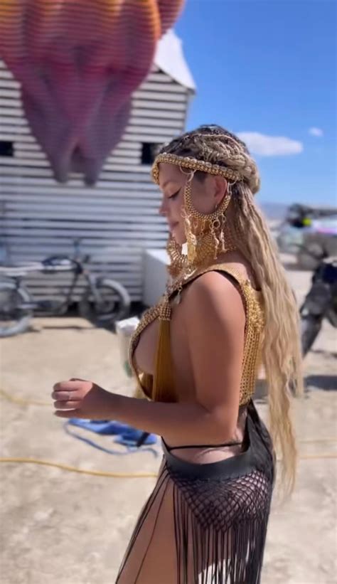Demi Rose Flaunts Her Daring Outfits For Burning Man 2023
