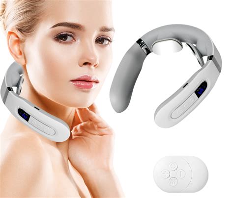 Neck Massager with Heat, Intelligent Electric Neck Massagers for Deep