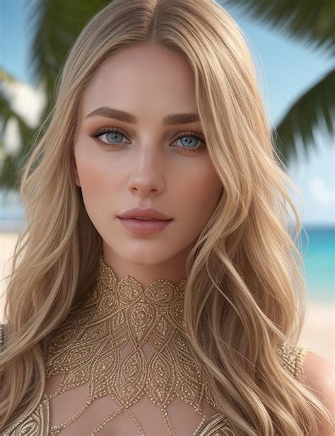 Beautiful hot young girl in bikini at the beach side sexy hot image