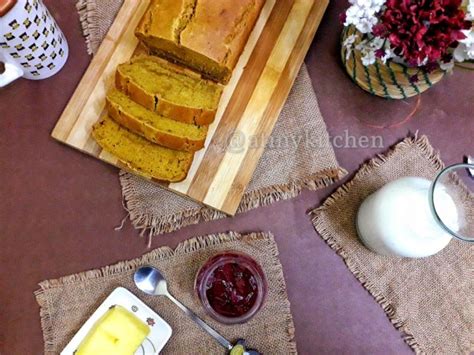 Quick Mango Bread / Eggless Mango Bread / Mango Bread Loaf - At My Kitchen