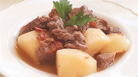 Вкуснейший гуляш из говядины. Картошка с мясом. Лучший рецепт картошки ...
