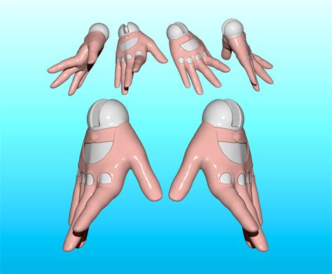 STL file Gloves BJD Print STL / legs / 3D model / ooak / digital doll ...