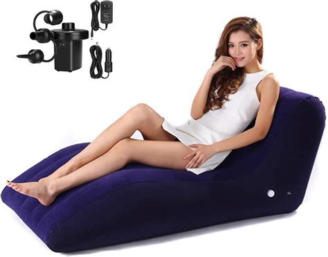 Inflatable Indoor Living Room Chair Lounge, Inflatable Foldable Deck