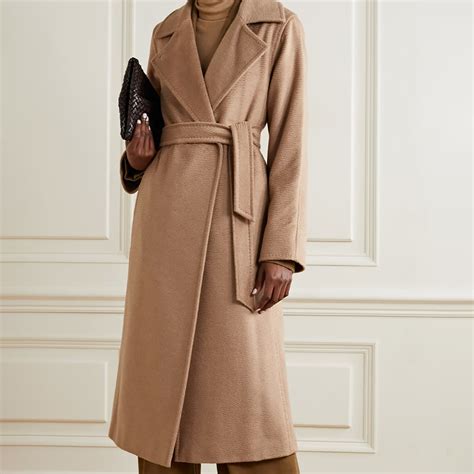 long wool camel coat