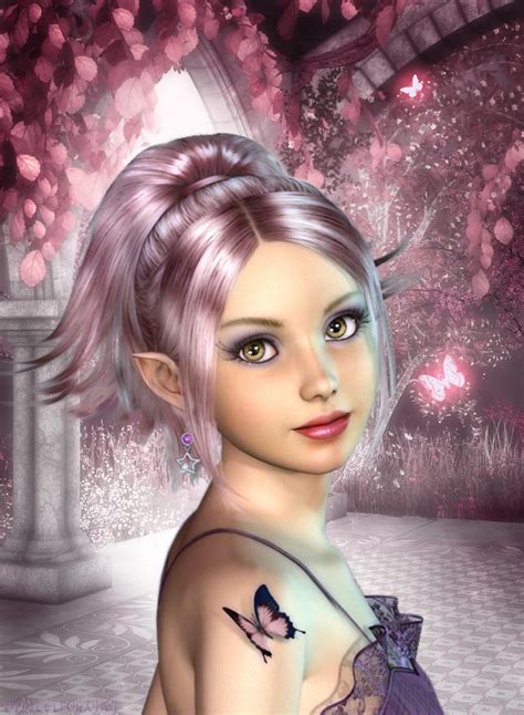 Pretty Pink Elf by sweetpoison67 on DeviantArt
