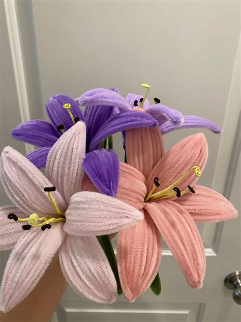 pipe cleaner flower bouquets 7