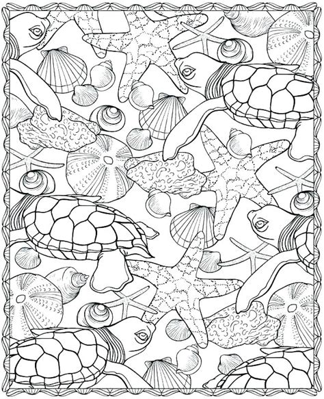 Marine Life Coloring Pages at GetDrawings | Free download