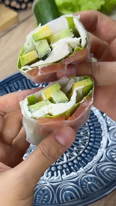 Не выбрасывай овощи! Супер ПП перекус за 5 минут! 🥑🥒🥬 #роллы #ппрецепты ...