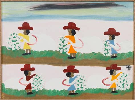 Picking Cotton, c.1969 - Clementine Hunter - WikiArt.org