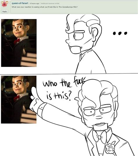 Ask Slappy #3 - queen-of-fanart by Ask-Slappy | Slappy the dummy, Fan ...