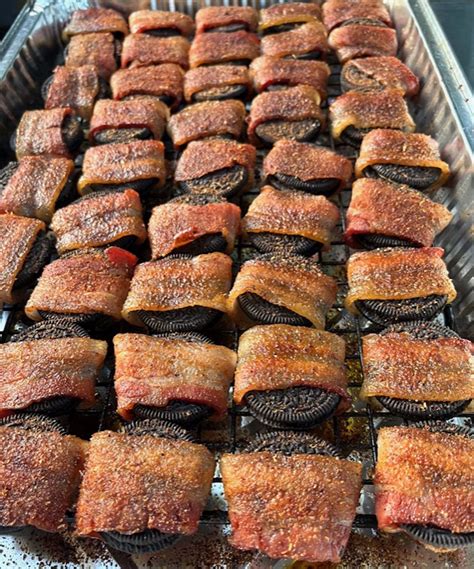 Smoked Bacon Wrapped Oreos - Future of Q