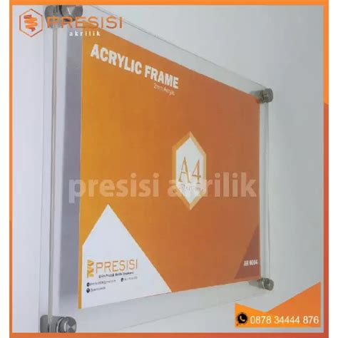 jual frame akrilik  mount dinding akrilik bingkai figura frame