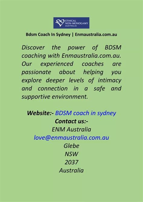 bdsm coach  sydney enmaustraliacomau powerpoint