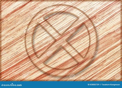 Do Not Stop Sign on Wooden Board Stock Illustration - Illustration of ...