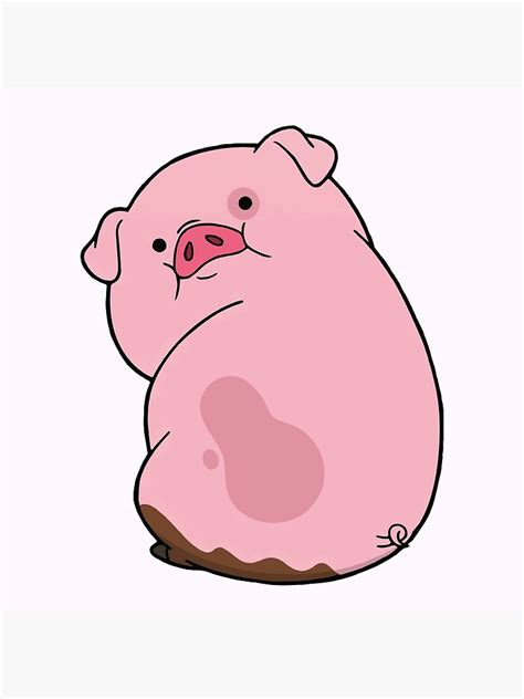 Waddles - Gravity Falls (the pig) Premium Matte Vertical Poster sold by ...
