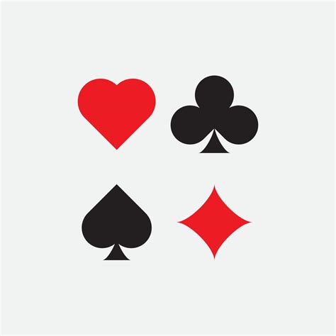 ace card suit deck ace card icon  vector art  vecteezy