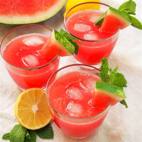 Watermelon lemonade - Caroline's Cooking