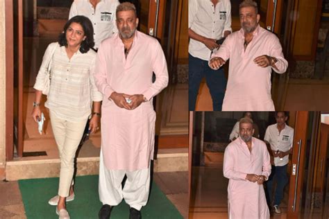 Sanjay Dutt Returns Home With Sister Priya Dutt From Hospital After ...