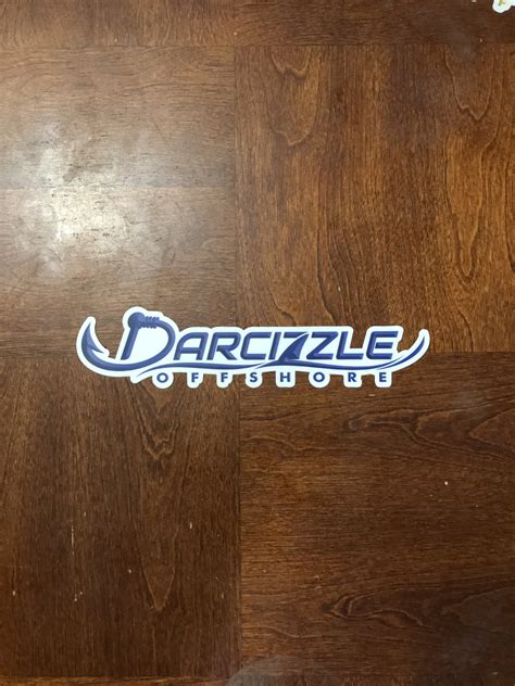 Darcizzle Offshore Sticker- Navy Blue - Darcizzle Offshore