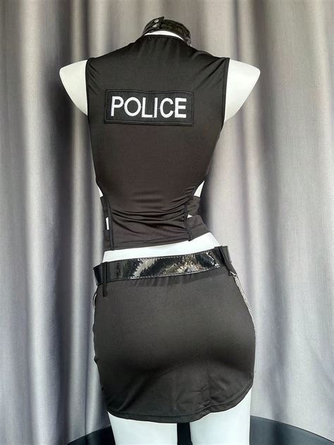 Sexy Police Costume For Women, Nightclub Bar Stage Performance Uniform