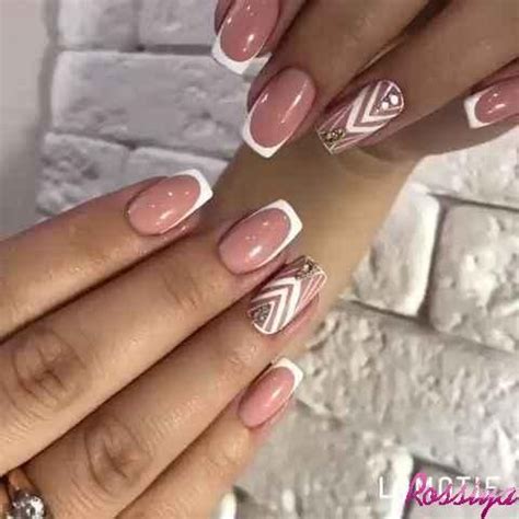 20+ идей французского маникюра на зиму 2020 | Gel nails, French ...