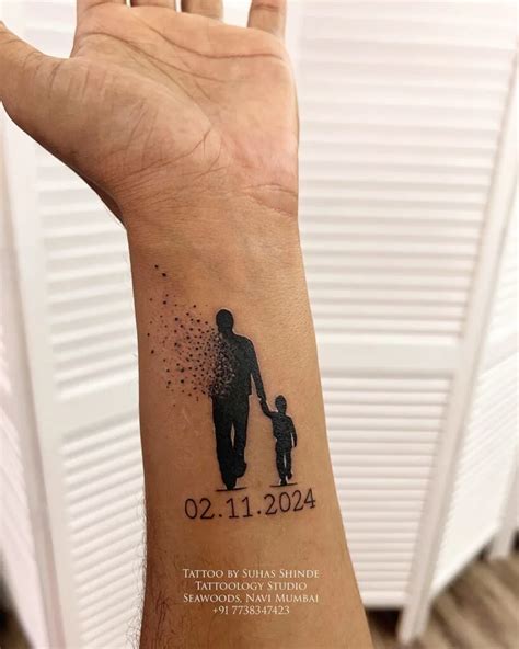 memorial tattoos  dad remembering  fathers love