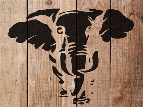 Elephant Stencil - Art and Wall Stencil - Stencil Giant