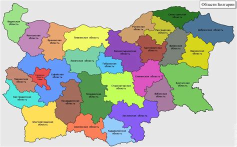 Карта Болгарии на русском языке с городами. Болгария на карте — Туристер.Ру