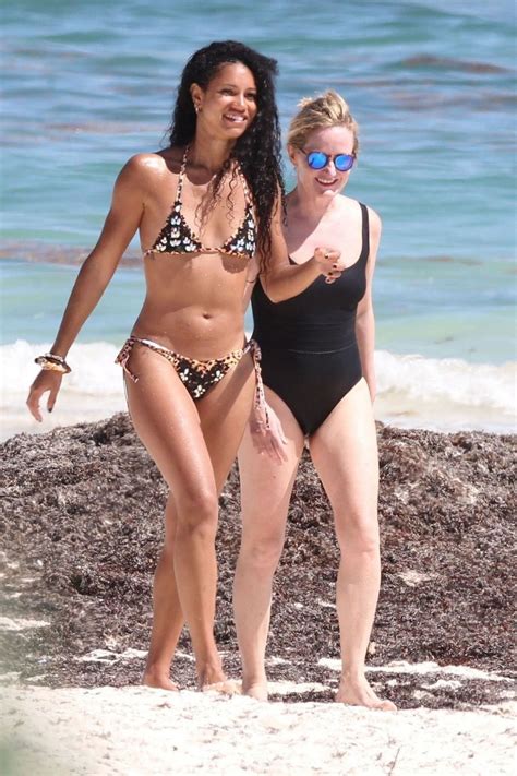 VICK HOPE in Bikini at a Beach in Tulum 02/16/2019 – HawtCelebs
