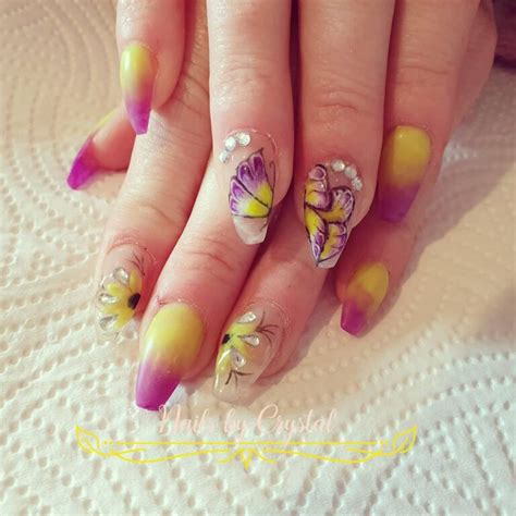 Purple and Yellow Nail Designs: 40+ Designs to Try this Month - Nail ...