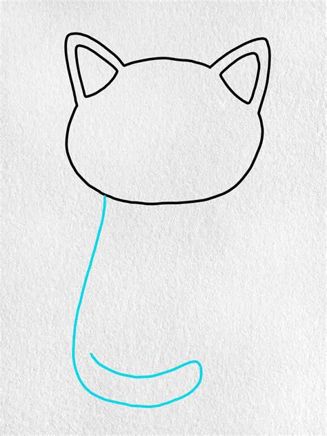 Easy Cat Drawing - HelloArtsy