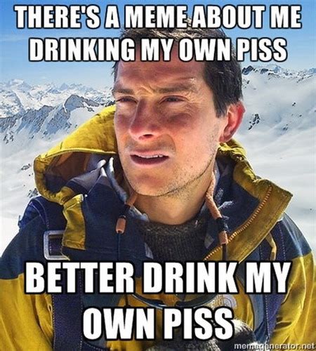 Bear Grylls responds to meme