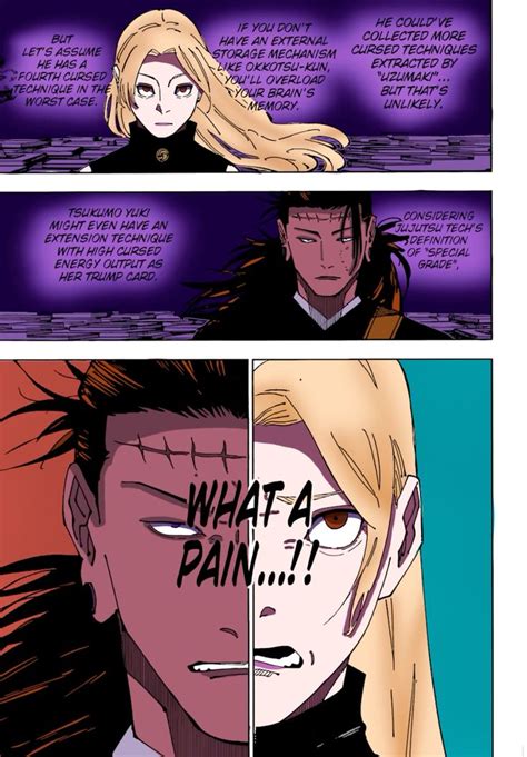 Coloured manga panel! Yuki and Kenjaku | Yuki, Anime naruto, Manga
