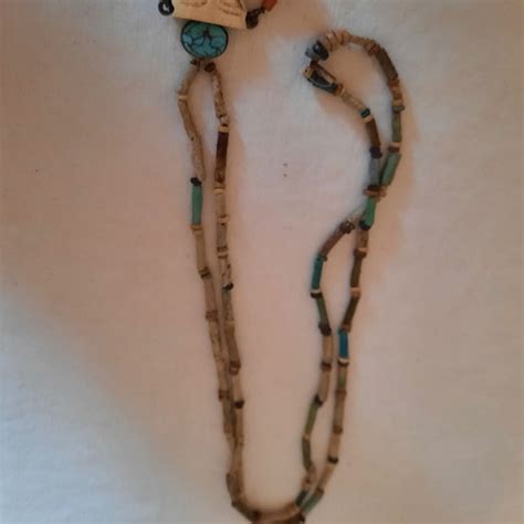 Beautiful Ancient Artifacts Necklace, carved stones, … - Gem